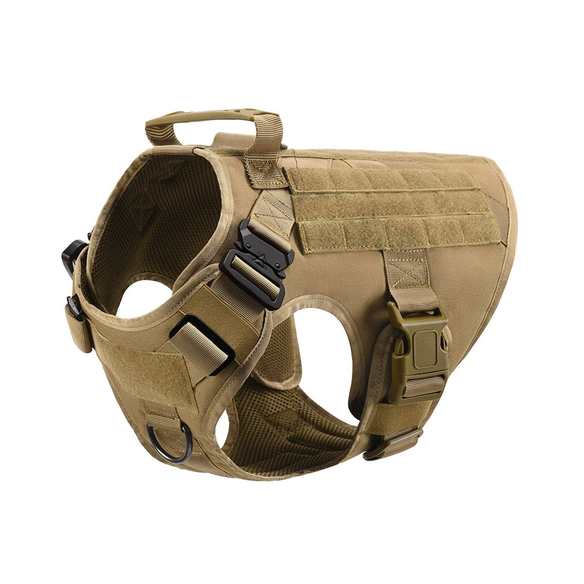 Petavel Tactical Dog Harness Molle Pouches For Active German Shepherds