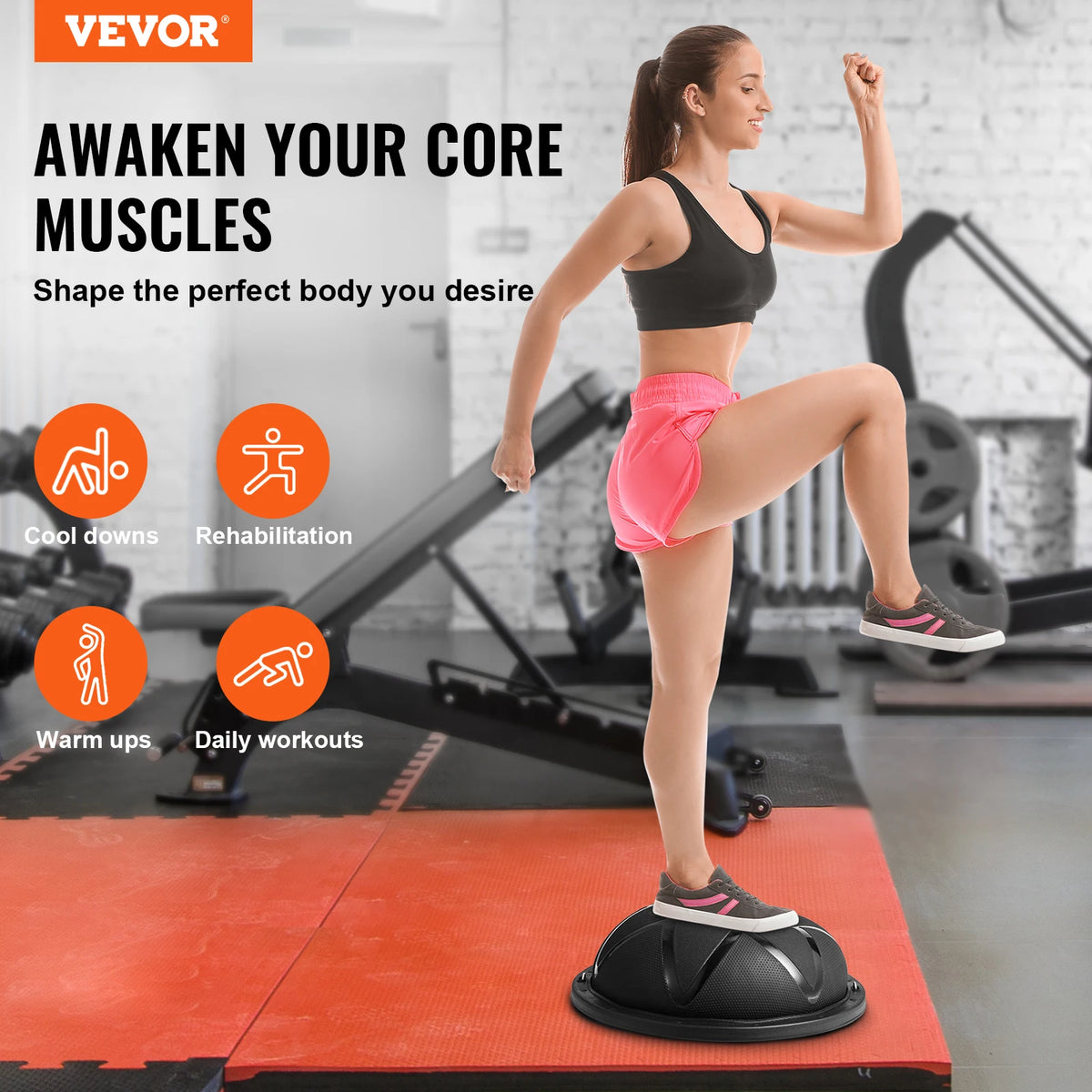 Professional Half Balance Exercise Trainer For Home Fitness