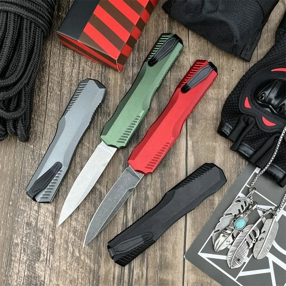 DIY D2 Steel Outdoor Knife With T6 Aluminum Handle