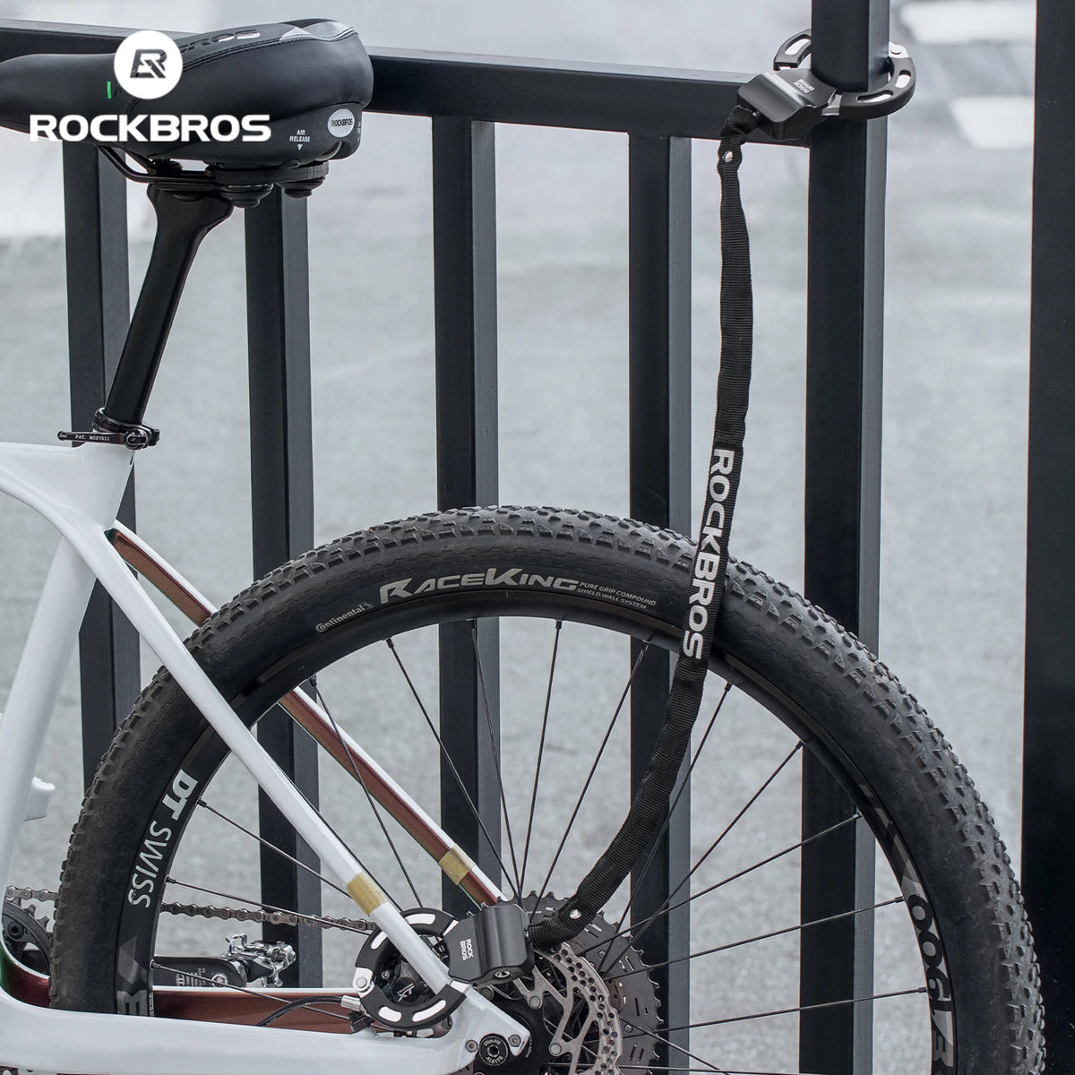 Rockbros Anti Theft Chain Lock For Bicycles And Scooters