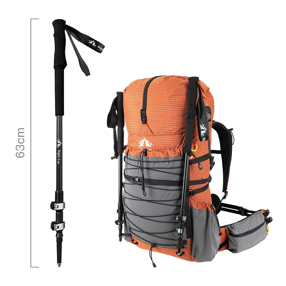 Night Cat Collapsible Trekking Pole For Hiking And Climbing