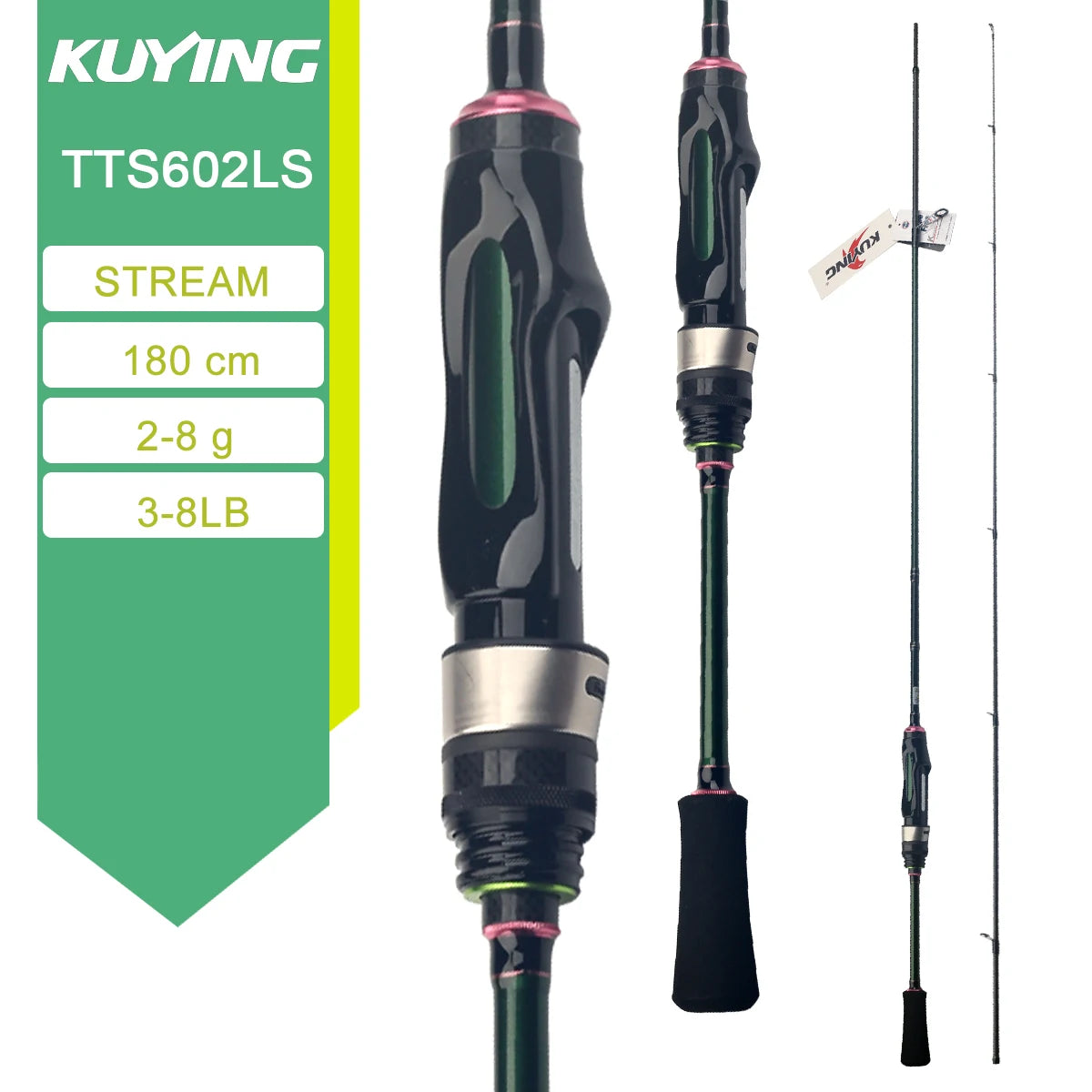 Kuying Teton Carbon Spinning Casting Lure Fishing Rod