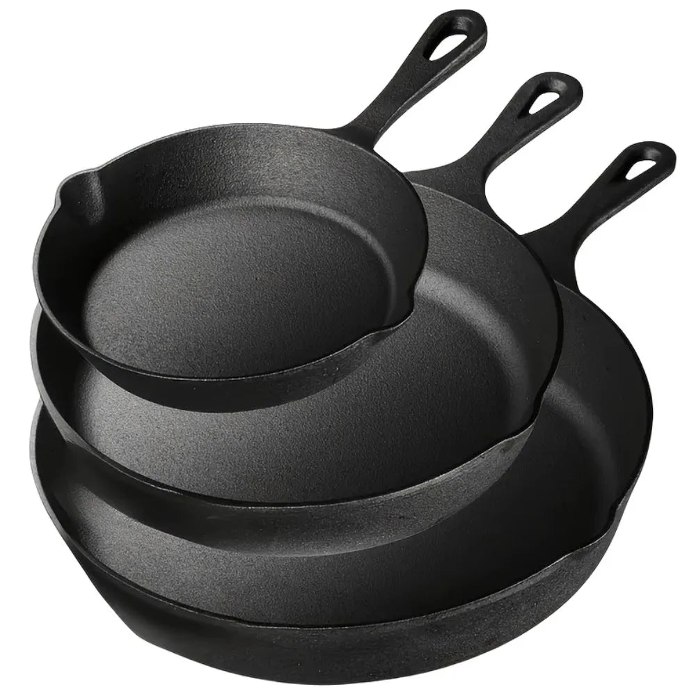 Heavy Duty Stainless Steel Frying Pans For Stove And Oven