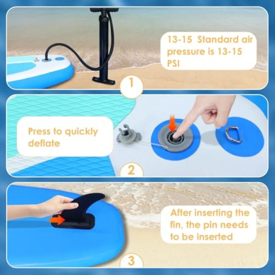 Ultra Lightweight Inflatable Stand Up Paddle Board for Adults