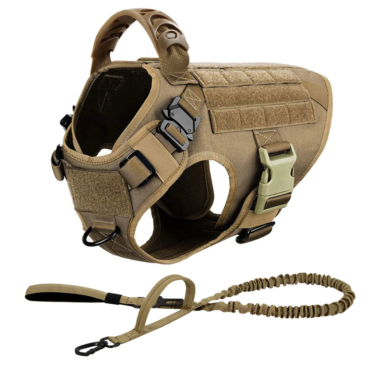 PetraVel Padded Nylon Dog Walking Harness And Leash Set