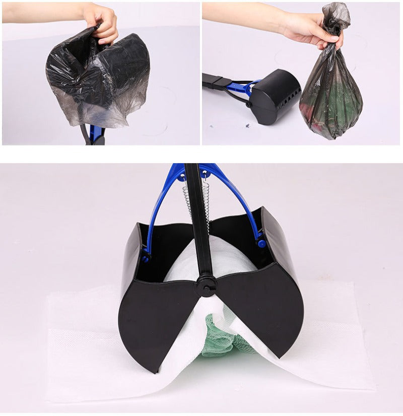 Feces Collector Foldable Shovel Excrement Collector Outdoor Dog Walking Clip Stool Apparatus Feces Cleaning Tool Pet Products