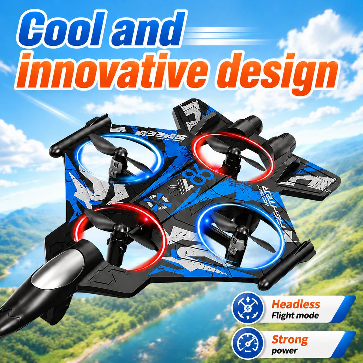 ZNLYRION RC Quadcopter Drone With Camera And Screen Remote