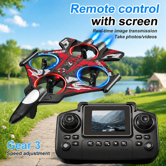 ZNLYRION RC Quadcopter Drone With Camera And Screen Remote