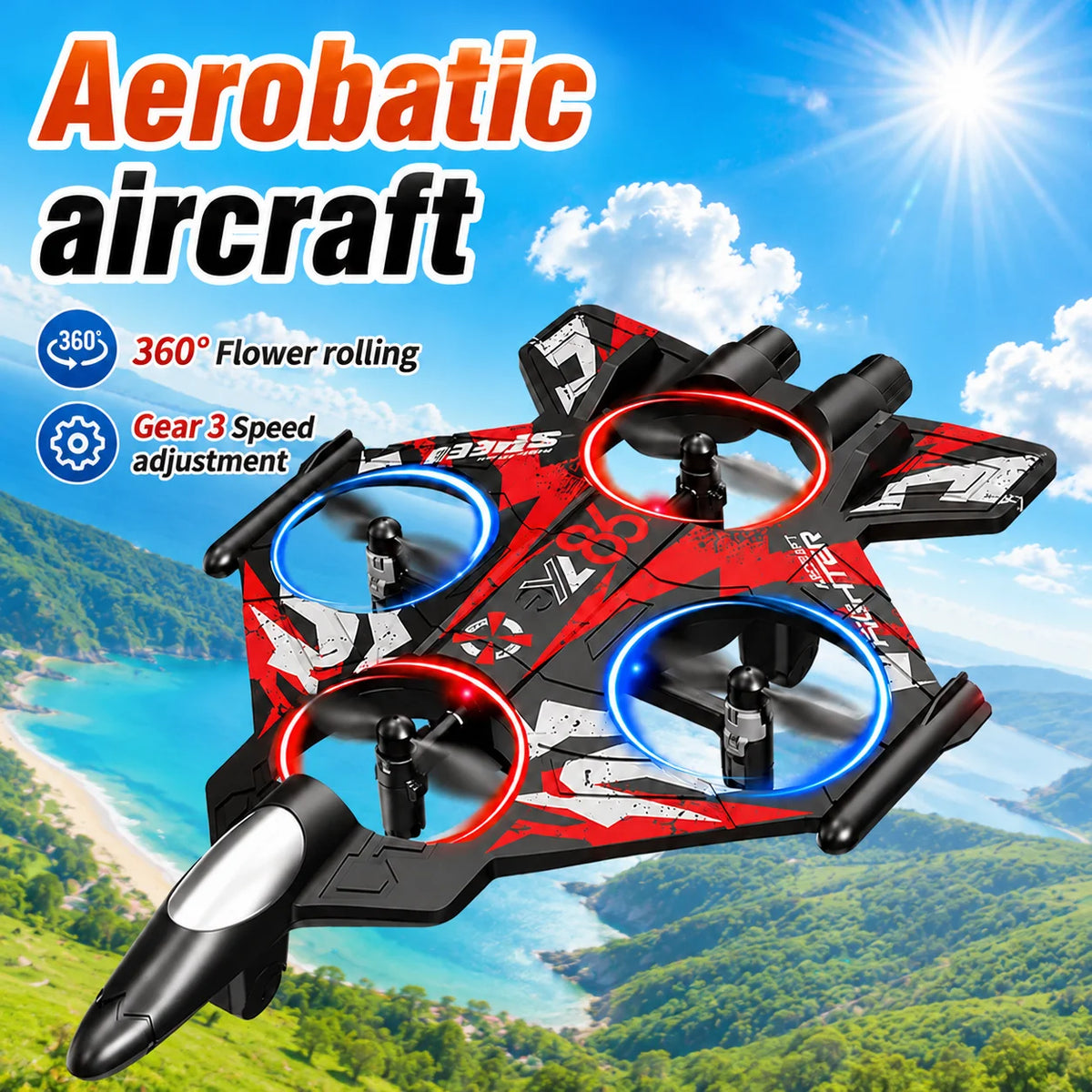 ZNLYRION RC Quadcopter Drone With Camera And Screen Remote