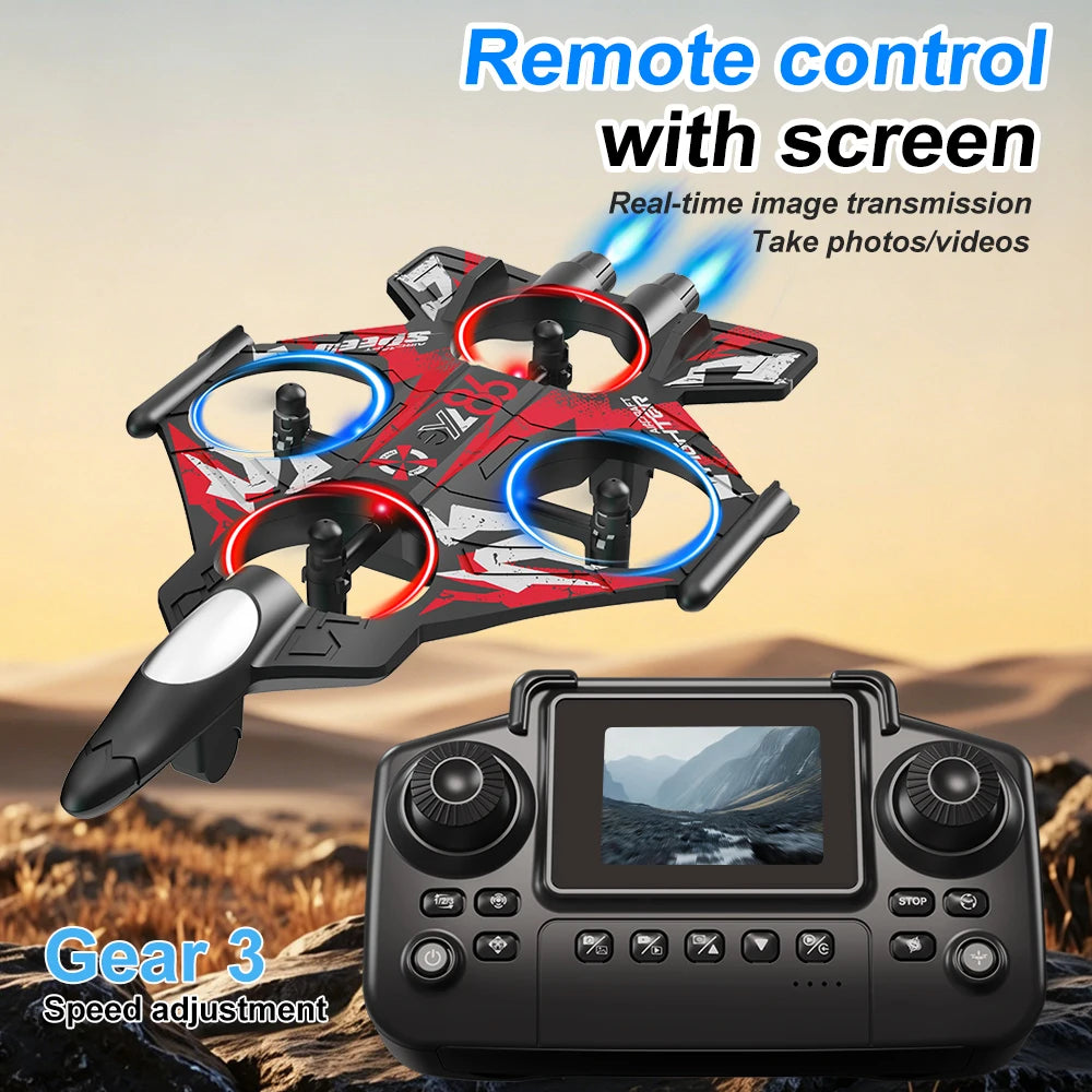 ZNLYRION RC Quadcopter Drone With Camera And Screen Remote