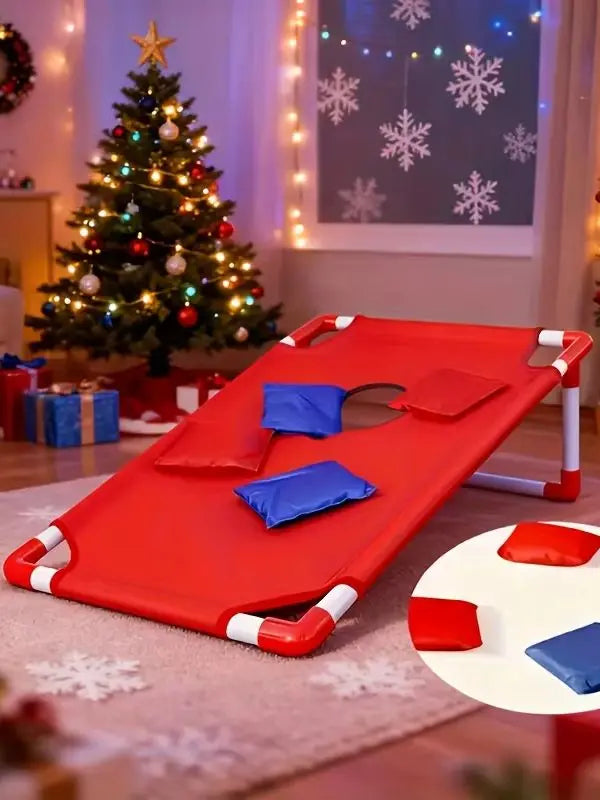 Portable Cornhole Bean Bag Toss Game Set For Outdoor Games