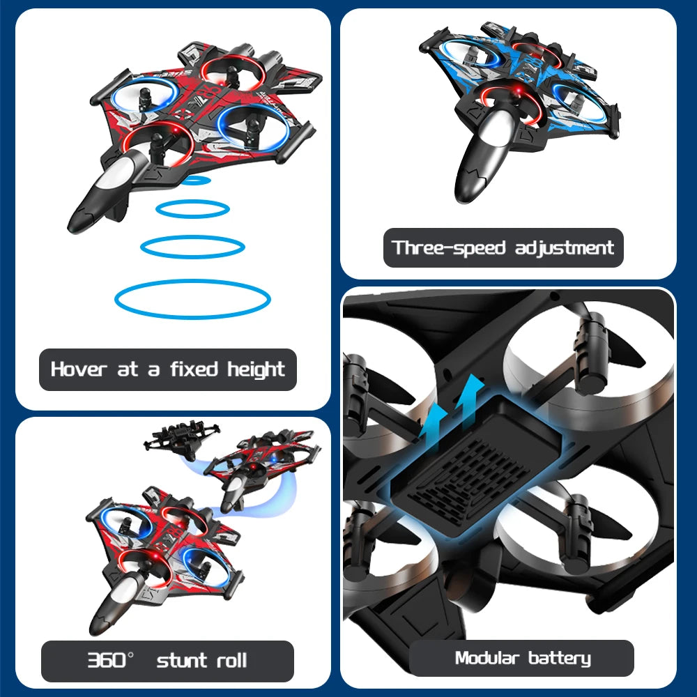 ZNLYRION RC Quadcopter Drone With Camera And Screen Remote