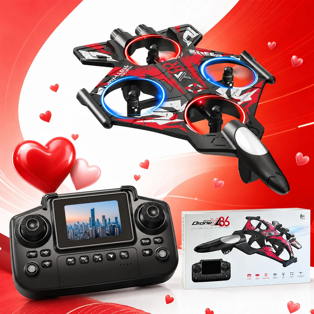 ZNLYRION RC Quadcopter Drone With Camera And Screen Remote