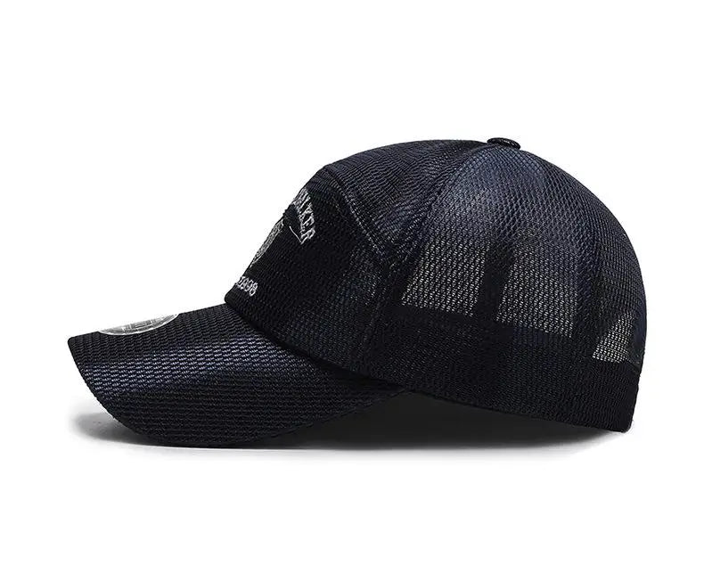 Baseball Cap For Men 2021 Quick Drying Mesh Sun Protection Summer Outdoor Casual Breathable Embroidery Hat Trucker Gorro Hombre