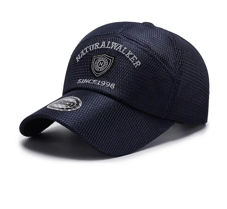 Baseball Cap For Men 2021 Quick Drying Mesh Sun Protection Summer Outdoor Casual Breathable Embroidery Hat Trucker Gorro Hombre