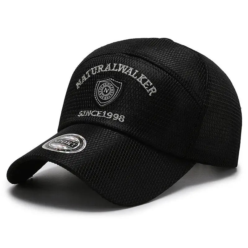 Baseball Cap For Men 2021 Quick Drying Mesh Sun Protection Summer Outdoor Casual Breathable Embroidery Hat Trucker Gorro Hombre