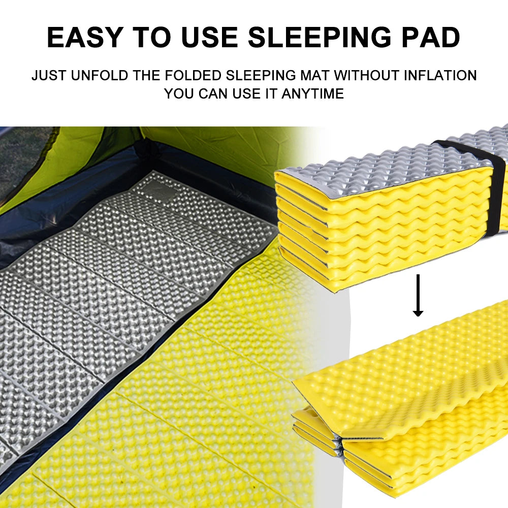 Widesea Portable Waterproof Camping Sleeping Pad Foam Mattress