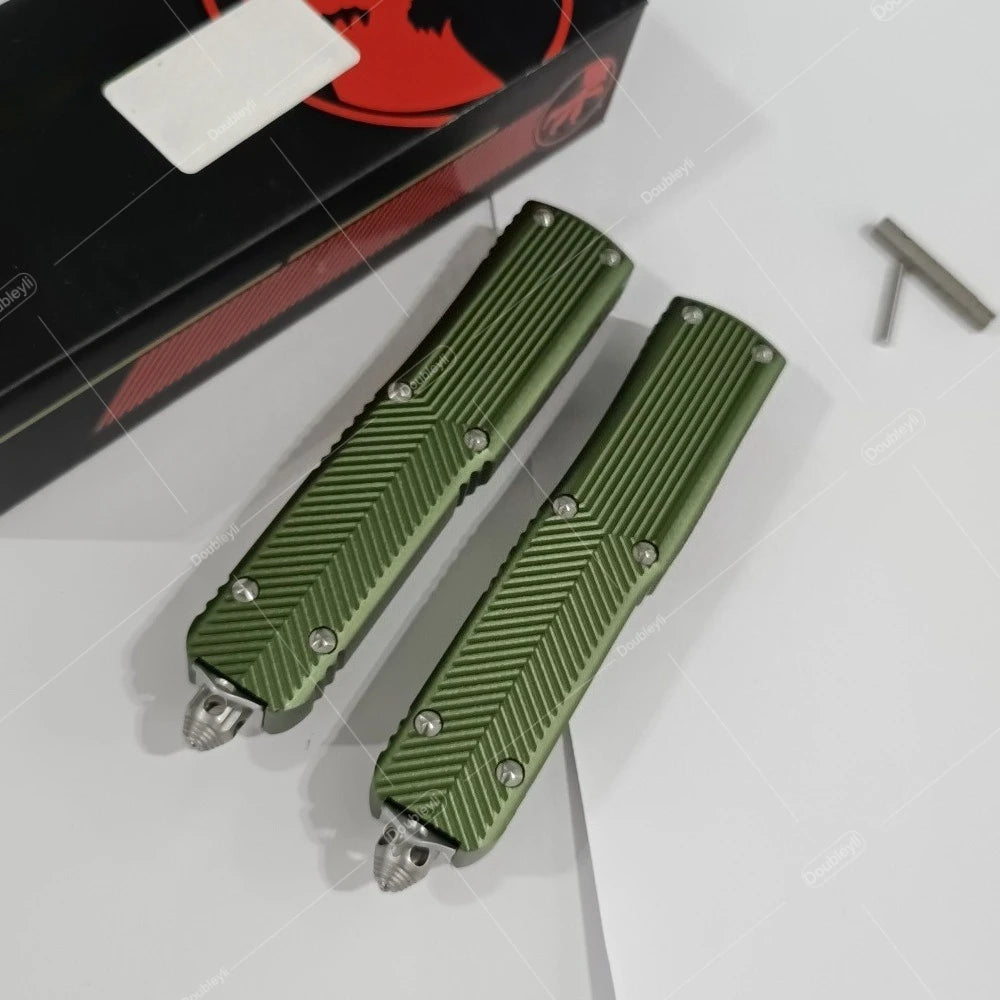 DIY D2 Steel Lightweight Pocket Knife With Aluminum Handle