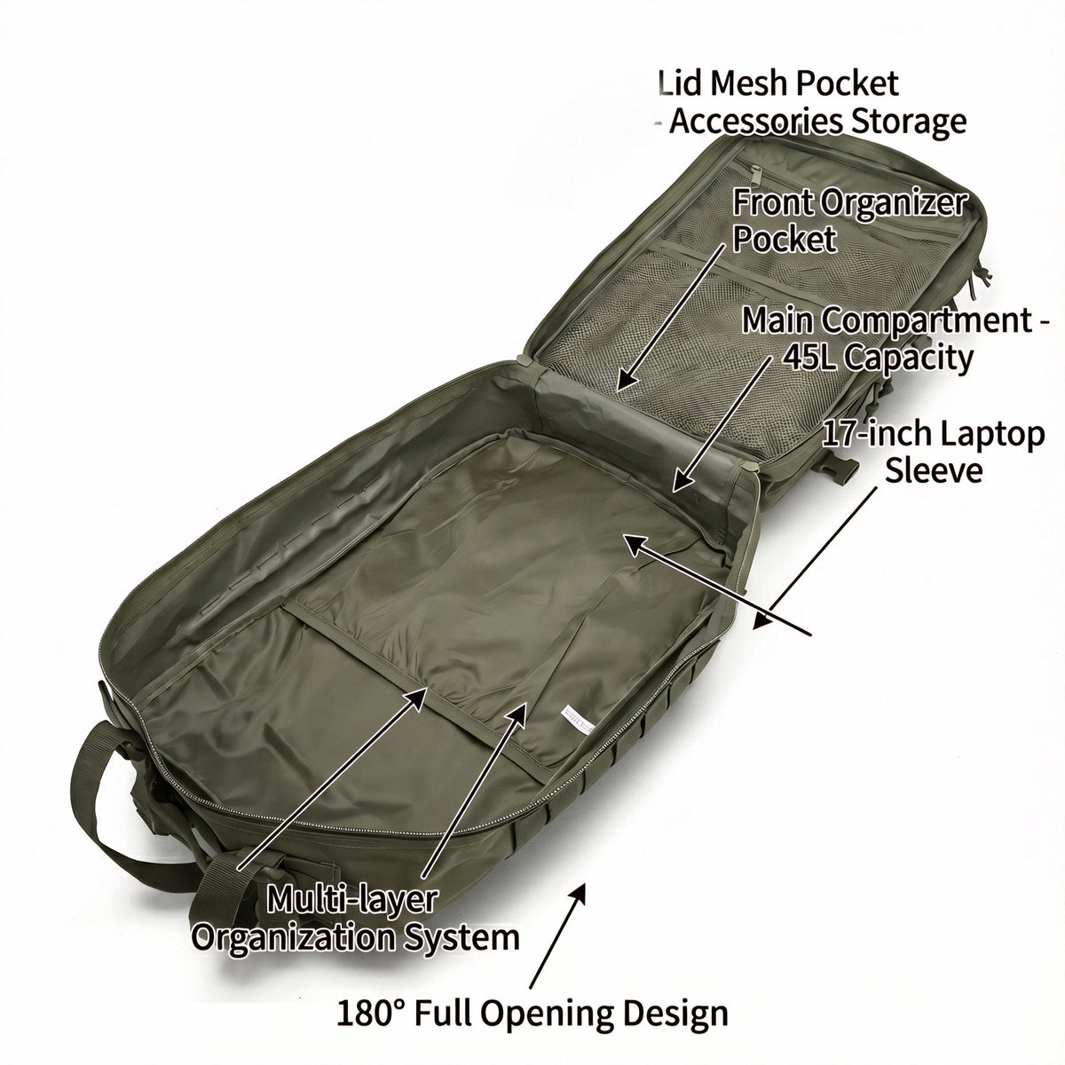 ReFire Gear Tactical Hiking Backpack For Outdoor Exploration