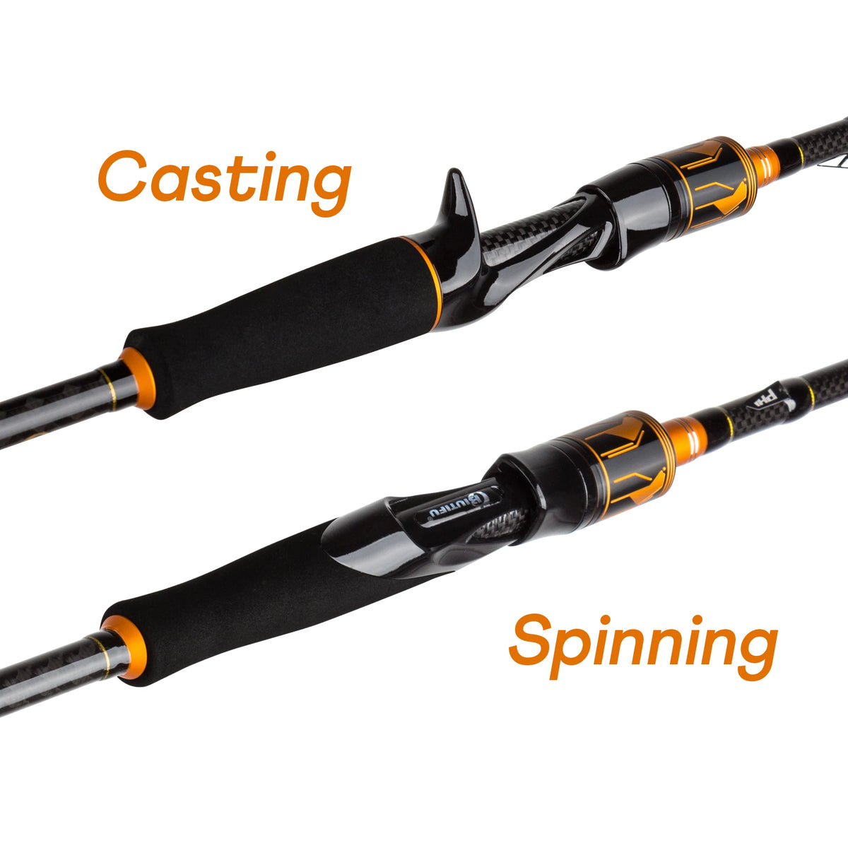 BIUTIFU Fast Action Carbon Lure Fishing Rod Spinning Surf Rod