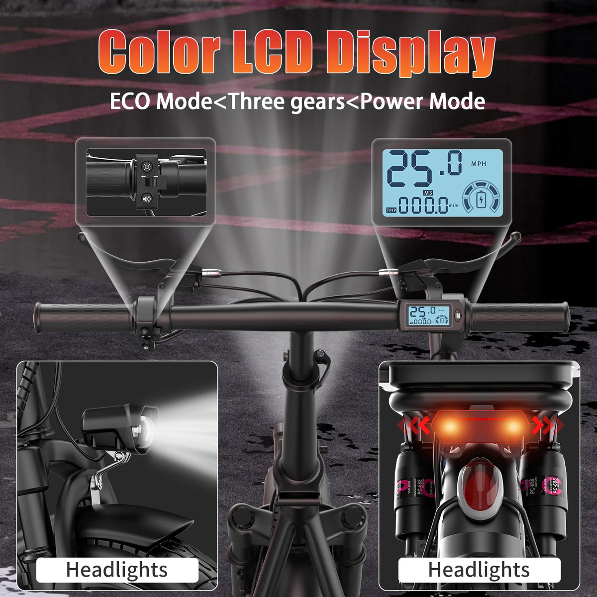 UPlee GQ8 Folding Electric Bike Featuring 500W Motor And Trunk