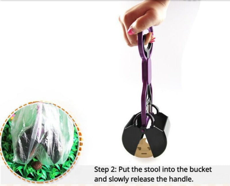 Feces Collector Foldable Shovel Excrement Collector Outdoor Dog Walking Clip Stool Apparatus Feces Cleaning Tool Pet Products