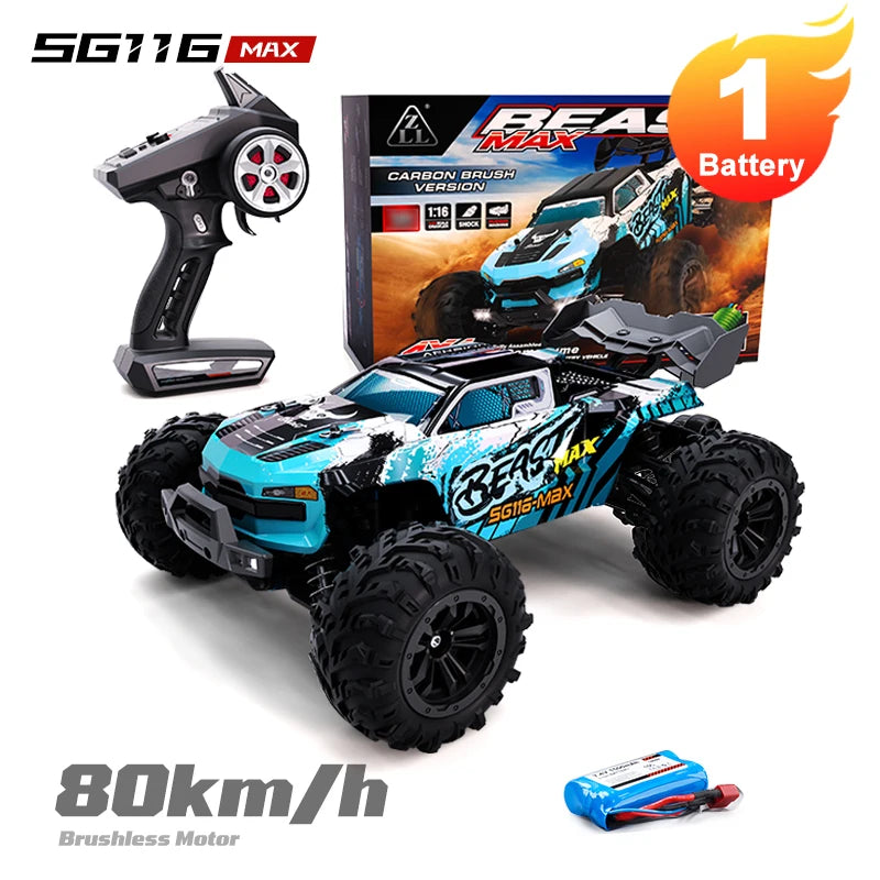 ZNLYRION Remote Control Buggy Four Wheel Drive Off Road