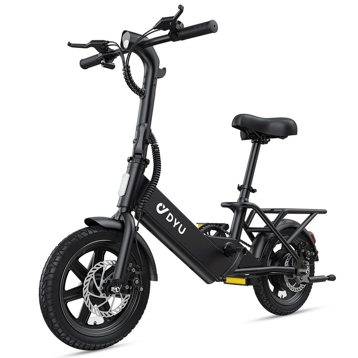 DYU C3 Folding Electric Bicycle Featuring 500W Motor