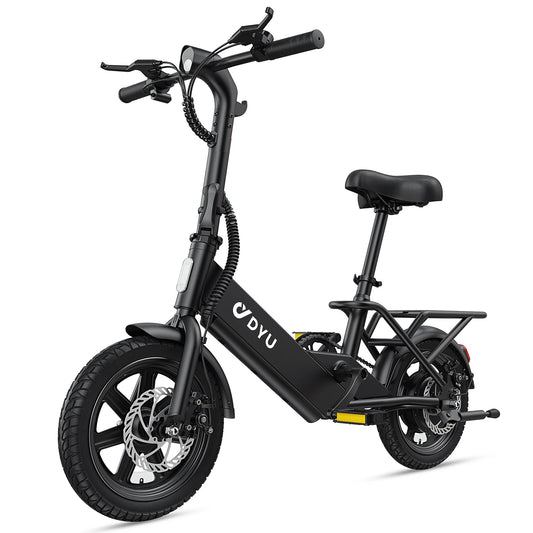 DYU C3 Folding Electric Bicycle Featuring 500W Motor