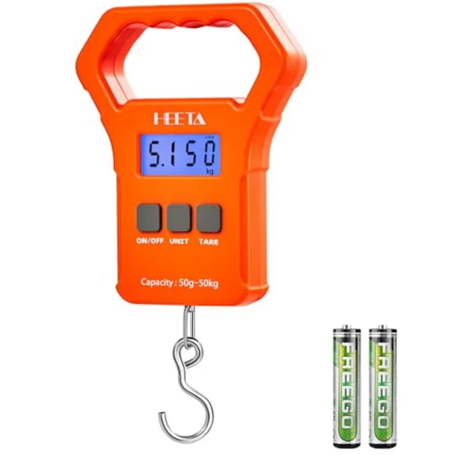Digital Portable Fishing Weight Scale With Hook And Display