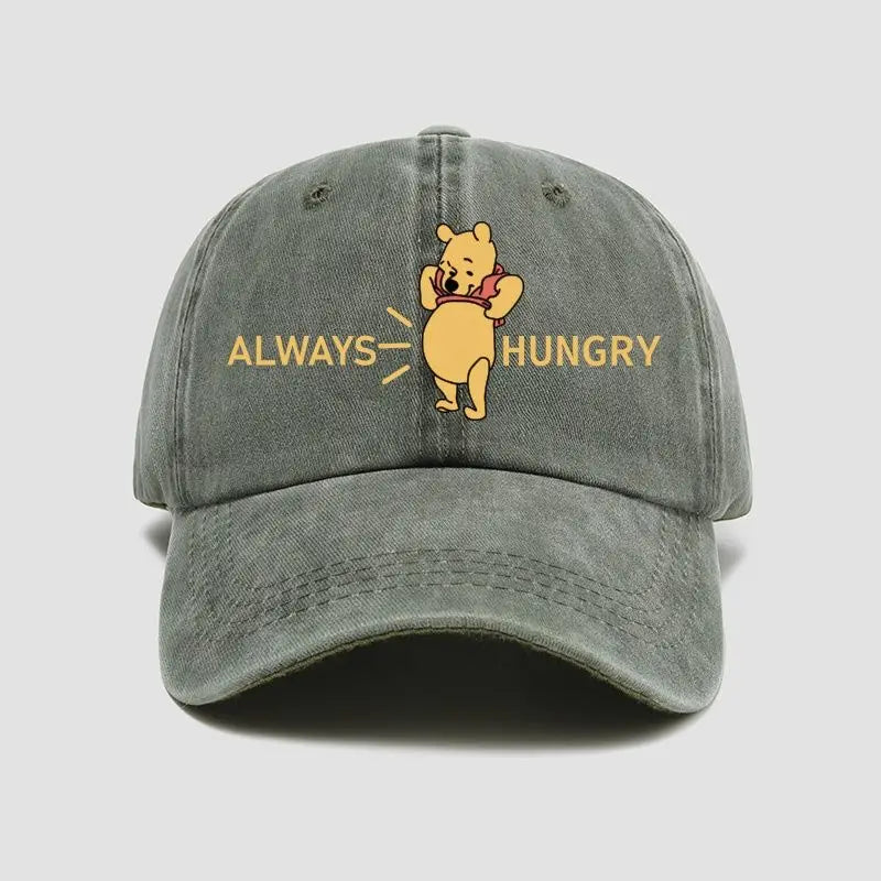 Winnie the Pooh Cartoon Animation Creative Hat Cute Simple Casual Sun Hat Outdoor Sun Protection Men's and Women's Peaked Hat