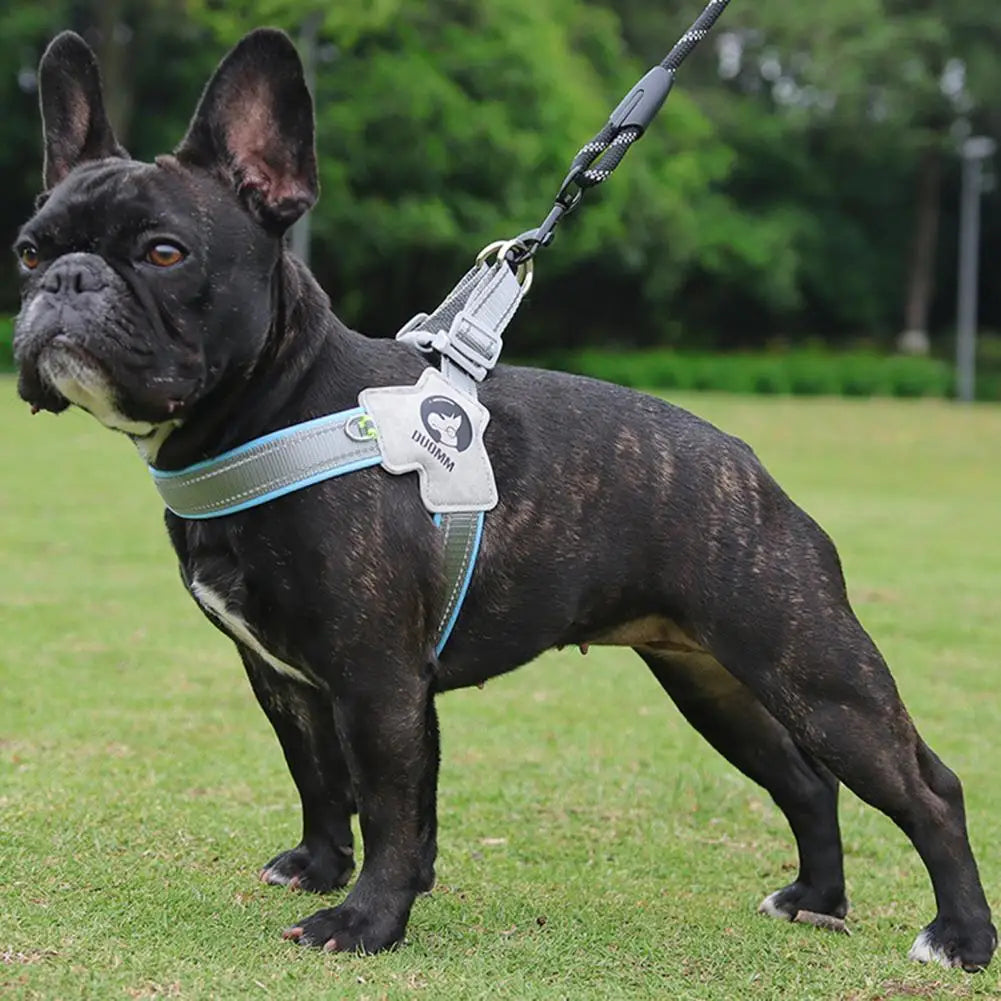 Dog Chest Strap Reflective Breathable Comfortable Puppy Harness Safe Anti-escape Adjustable Dogs Traction Leash Pet Supply