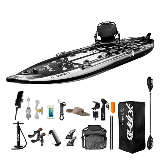 Spatium Inflatable Fishing Paddle Board With Motor And Accessories