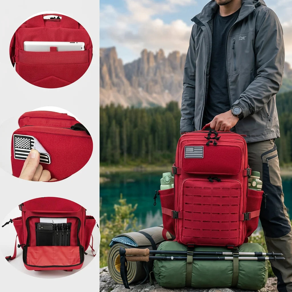 ReFire Gear Tactical Molle Backpack For Camping And Hiking Adventures