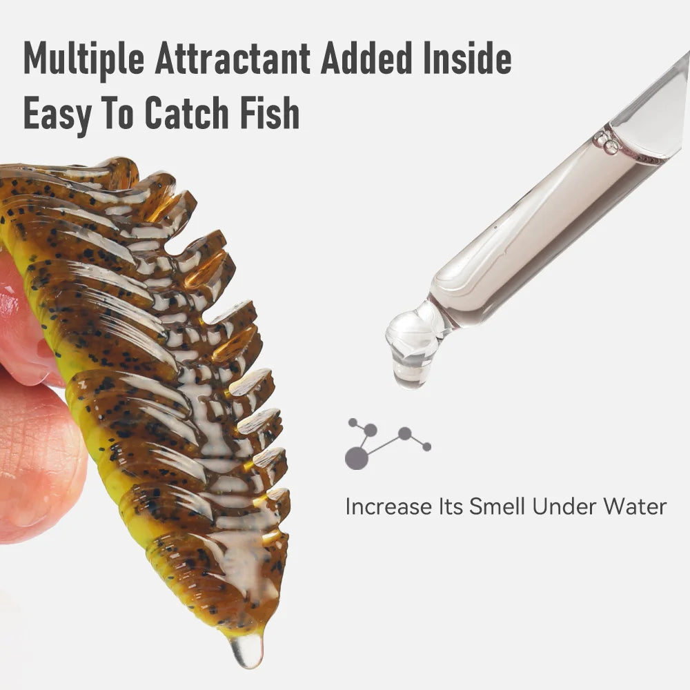 Kingdom Soft Shad Swimbait Lure For Pike And Bass Fishing