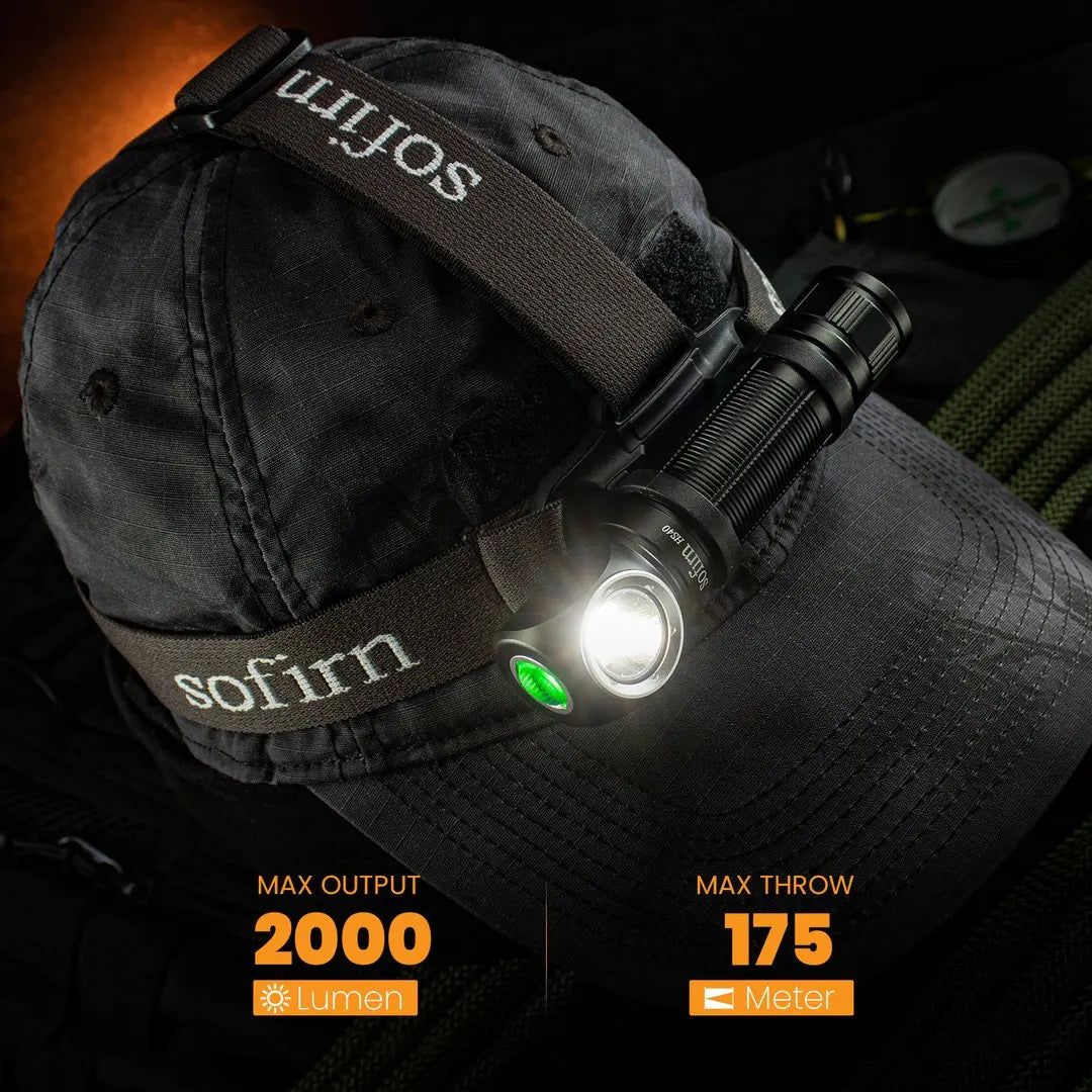 Sofirn HS40 2000 Lumens USB Rechargeable LED Headlamp