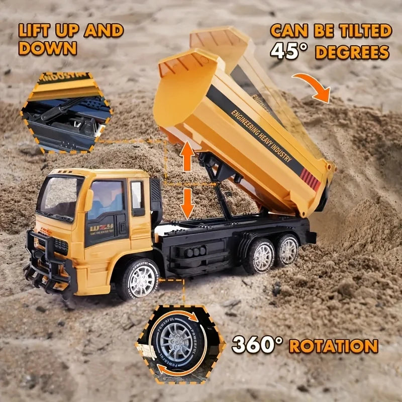 Remote Control Tilting Toy Car With Lights And Sound