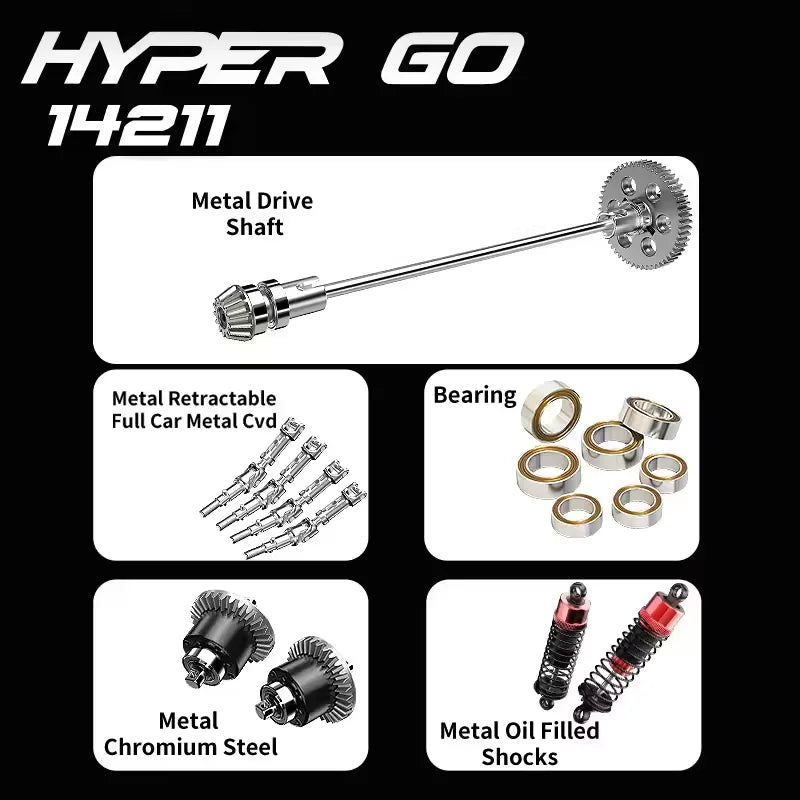 MJX Hyper Go 1/14 Brushless 4WD Electric Racing Car