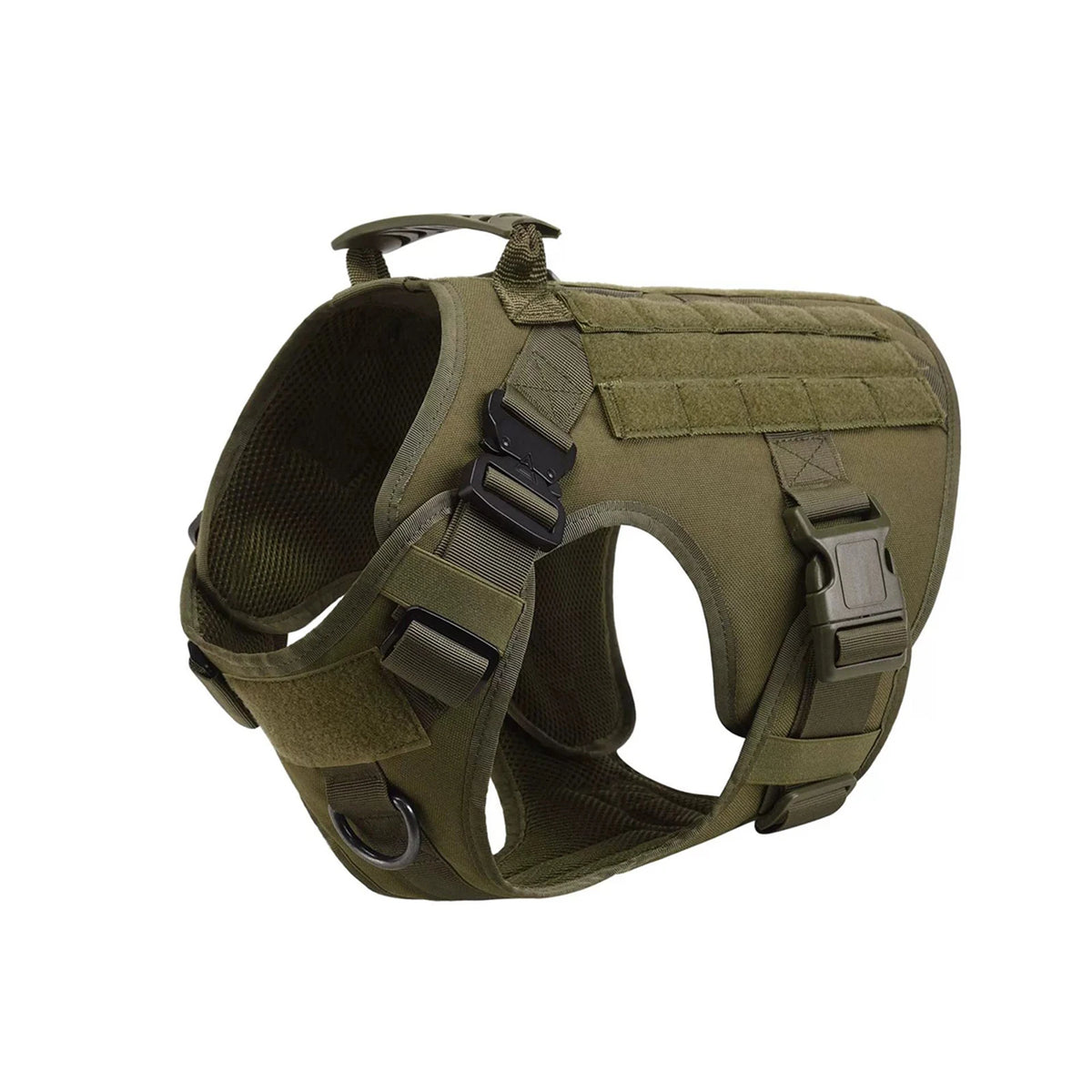 Petavel Tactical Dog Harness Molle Pouches For Active German Shepherds