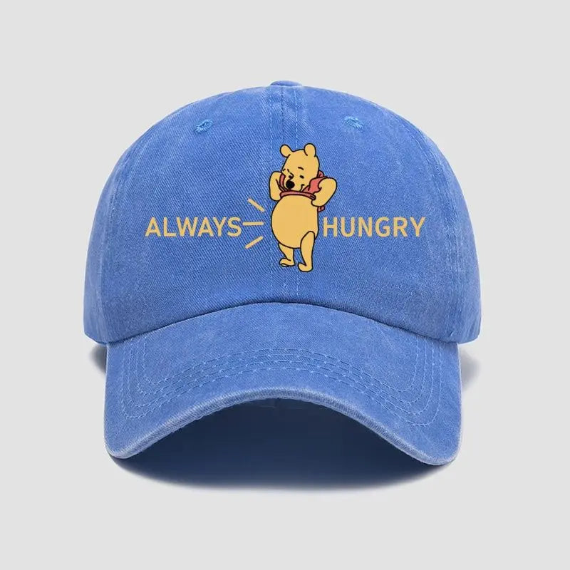Winnie the Pooh Cartoon Animation Creative Hat Cute Simple Casual Sun Hat Outdoor Sun Protection Men's and Women's Peaked Hat