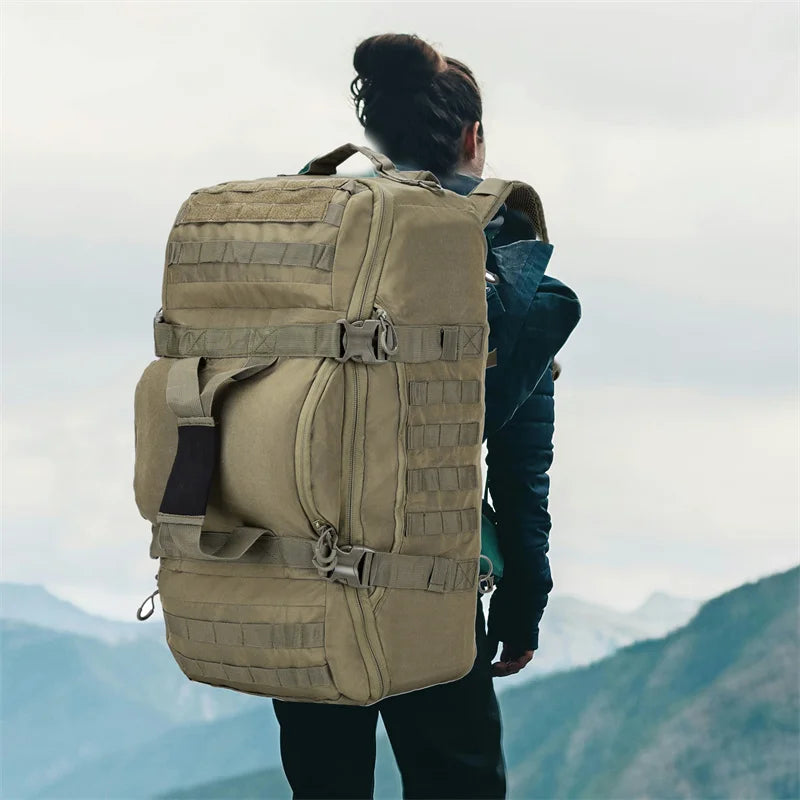 LQARMY Tactical Backpack For Outdoor Hiking And Camping Travel
