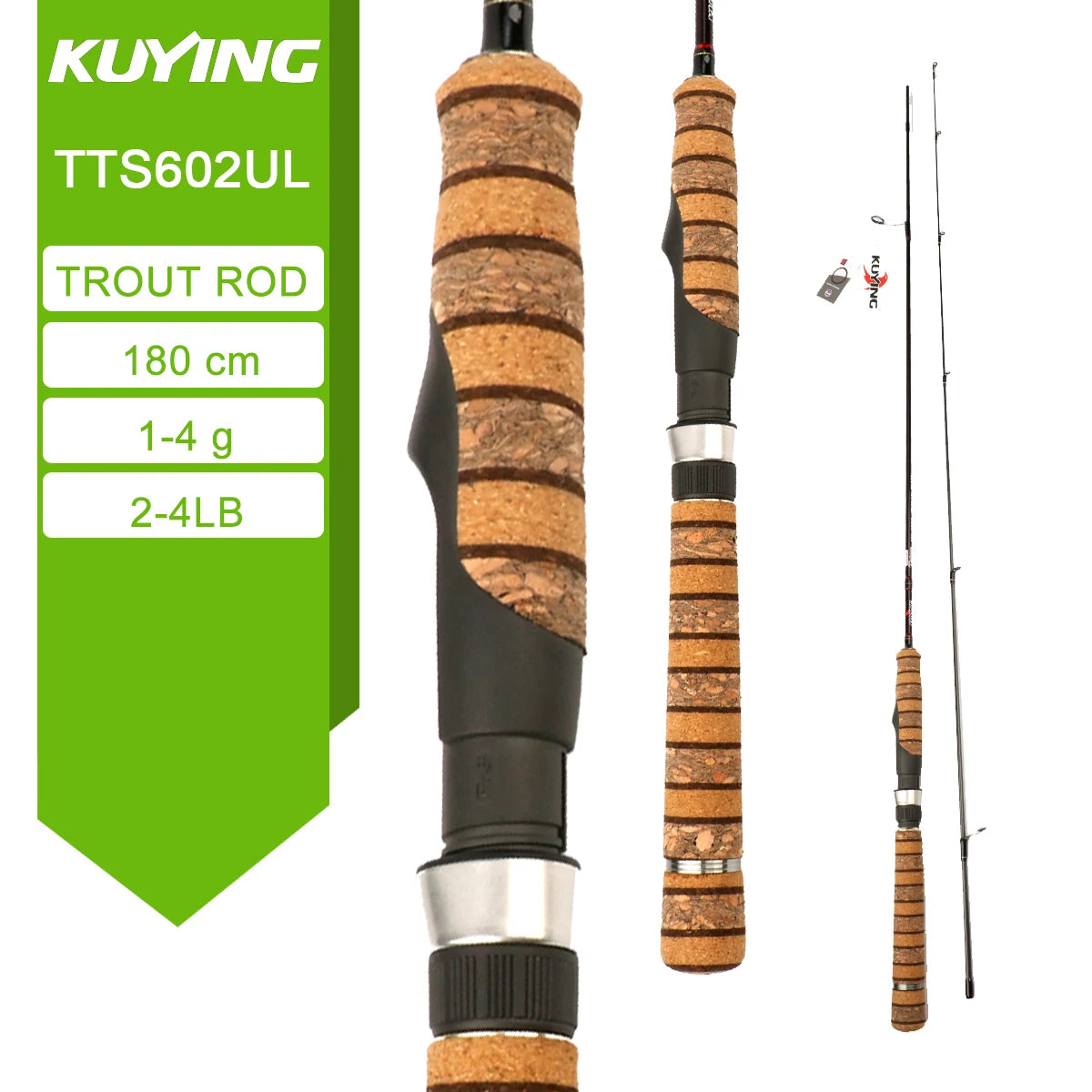 Kuying Teton Carbon Spinning Casting Lure Fishing Rod