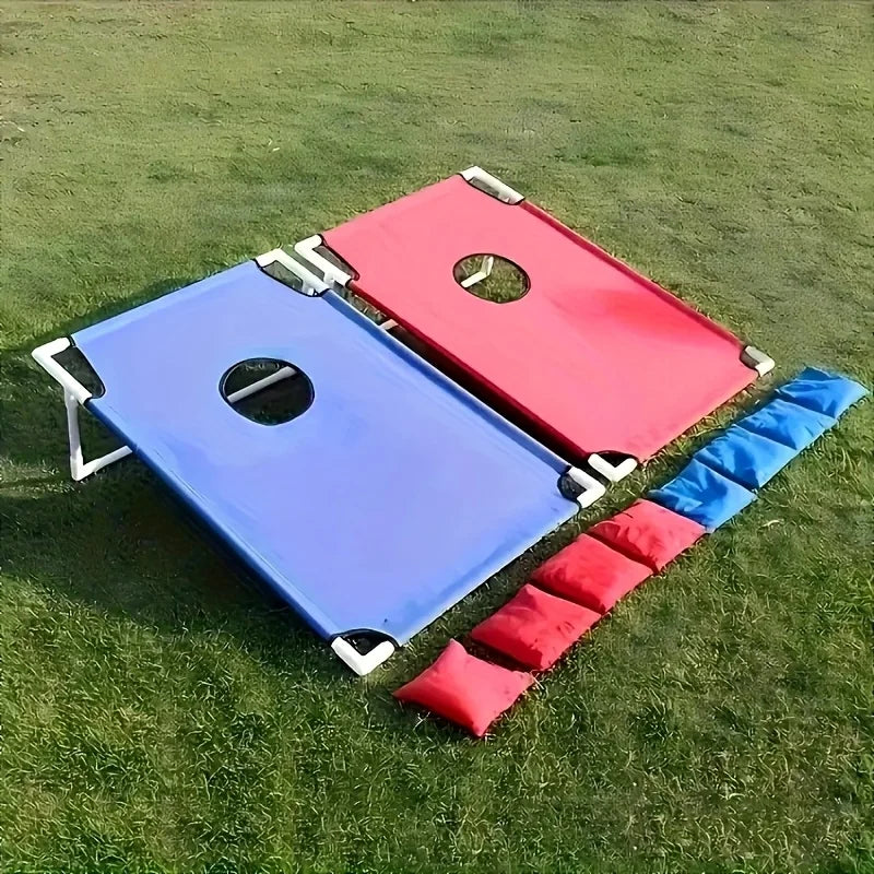 Portable Cornhole Bean Bag Toss Game Set For Outdoor Games
