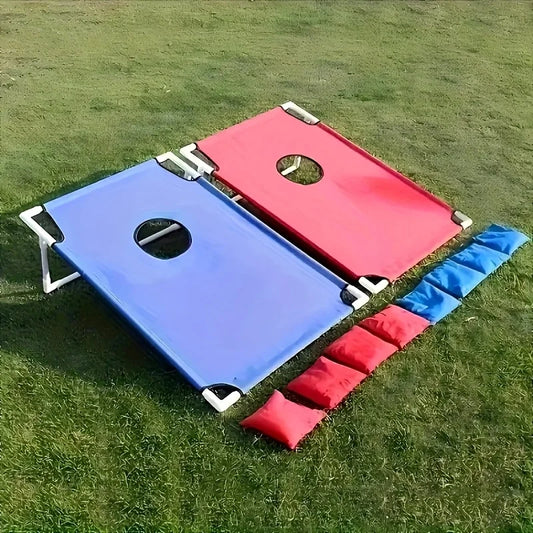 Portable Cornhole Bean Bag Toss Game Set For Outdoor Games