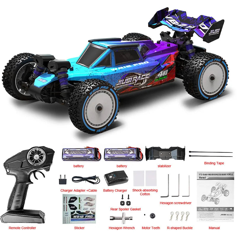 JIUSI WB12 Pro Brushless 4WD Off Road Remote Control Car