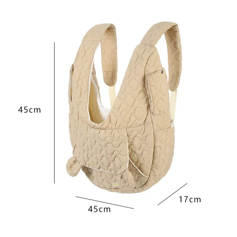 XLeiPet Embroidered Pet Backpack Carrier For Small Dogs