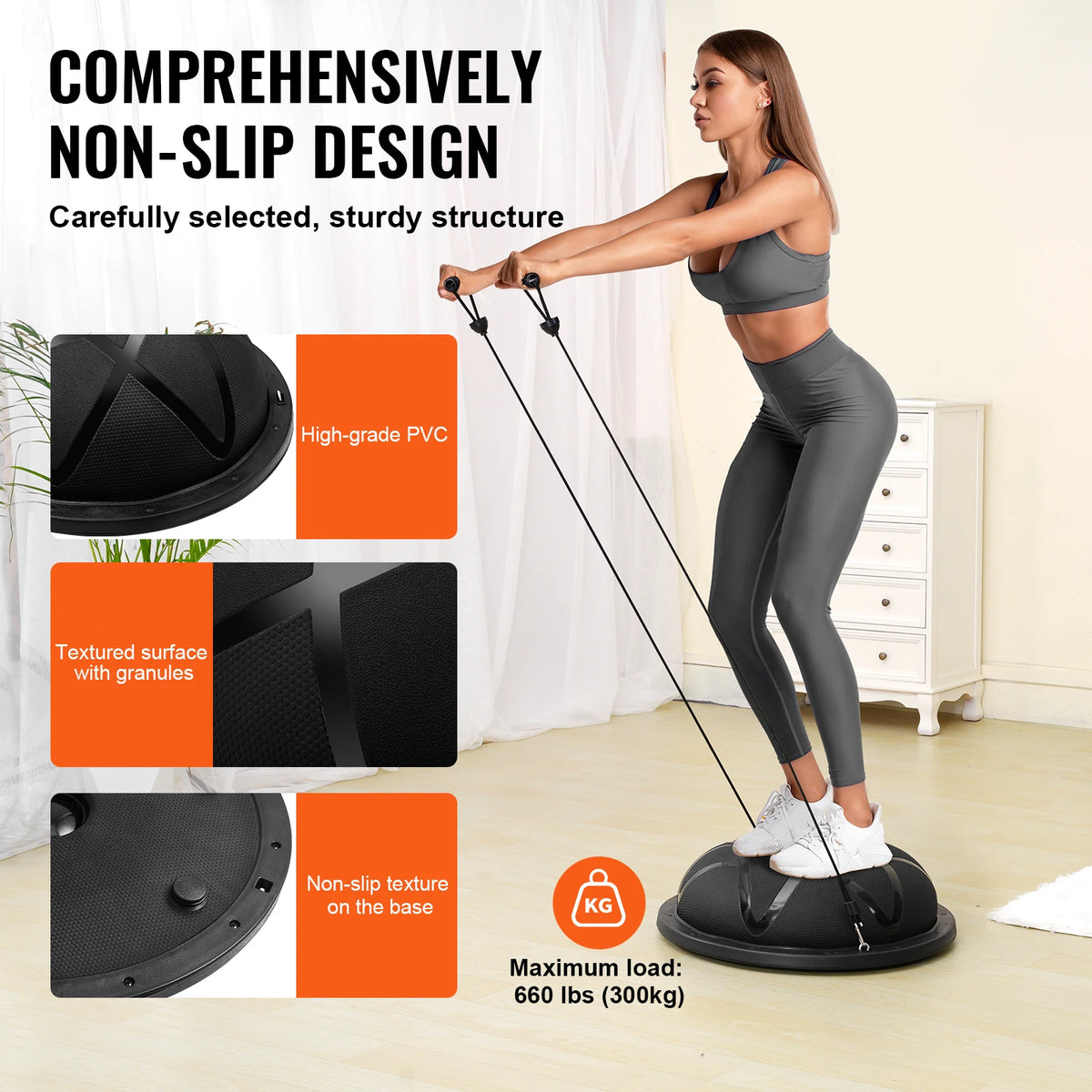Professional Half Balance Exercise Trainer For Home Fitness