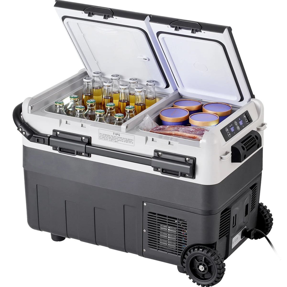 SucceBuy Dual Zone Car Refrigerator Compressor Cooler