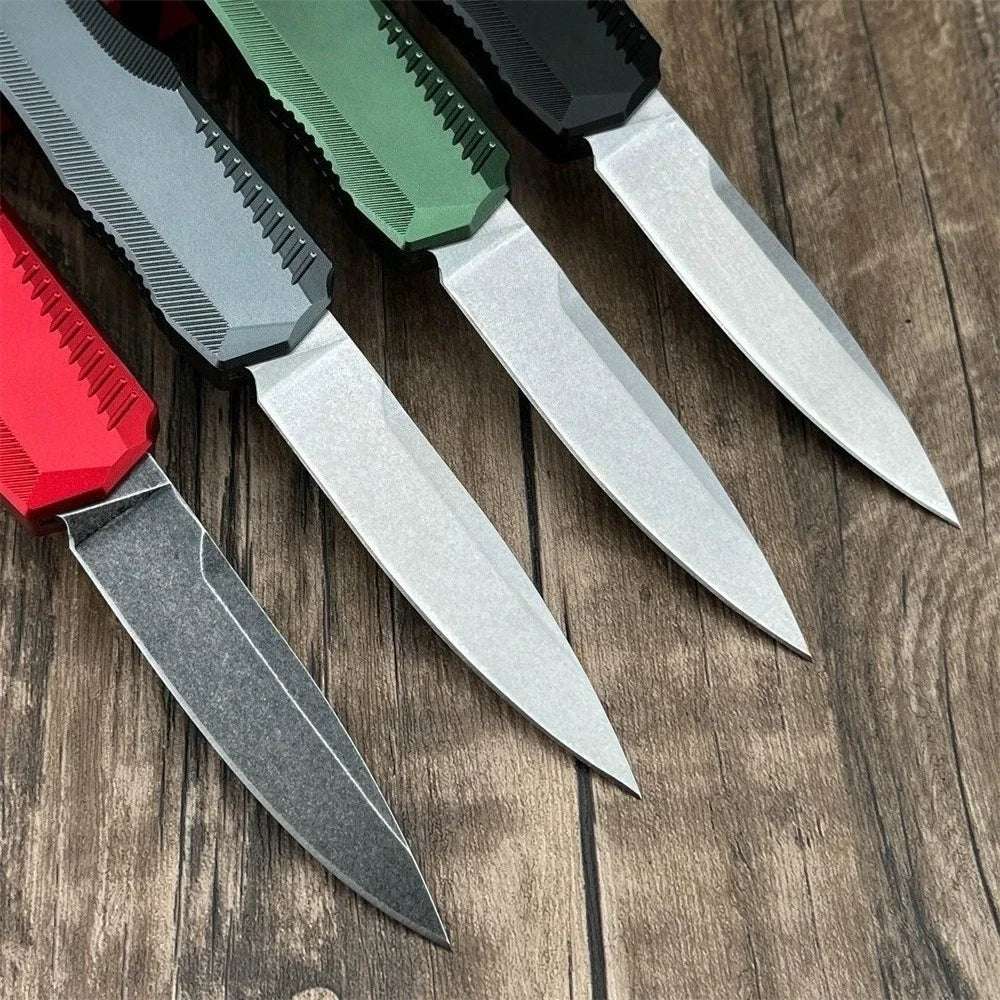 DIY D2 Steel Outdoor Knife With T6 Aluminum Handle