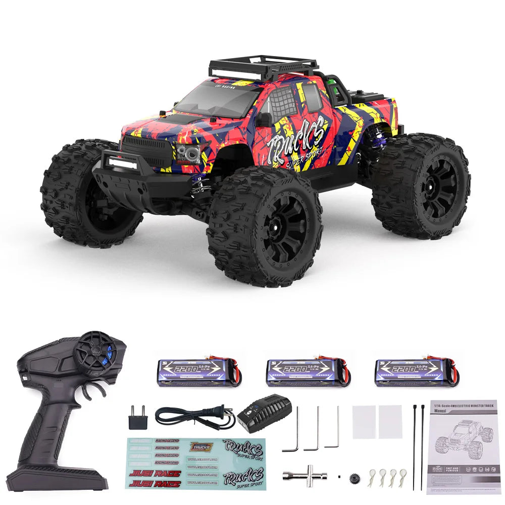 JIUSI Four Wheel Drive Brushless Motor Remote Control Racing Car